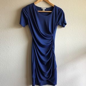 Blue Drapey Dress